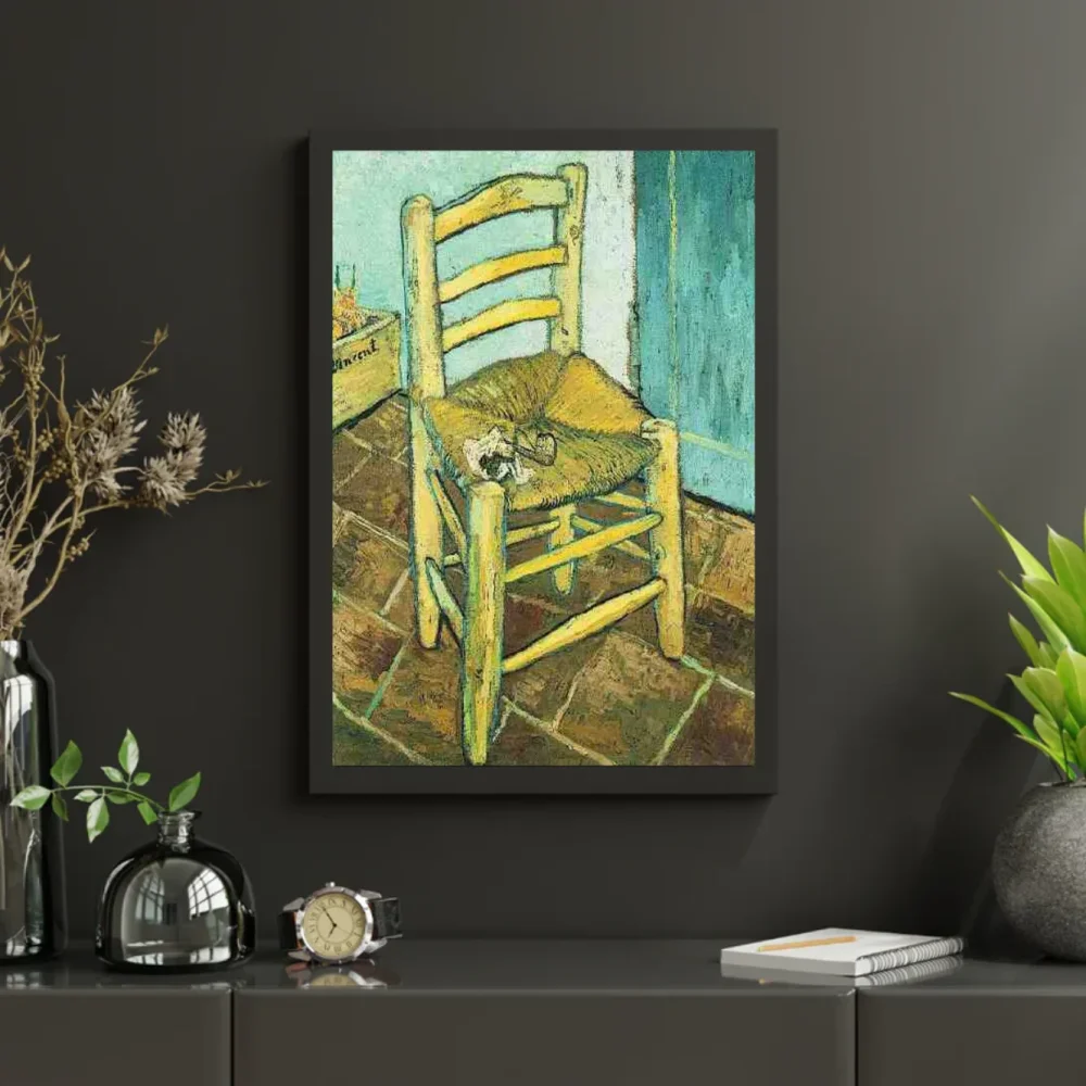 Pintar por números La silla de Vincent con su pipa – foto 3