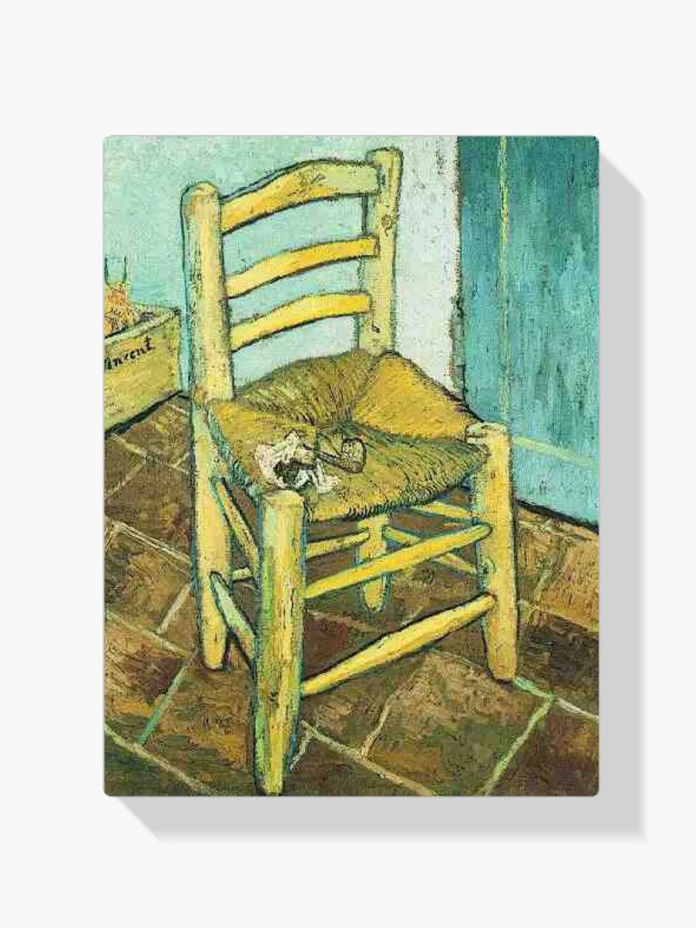 Pintar por números La silla de Vincent con su pipa