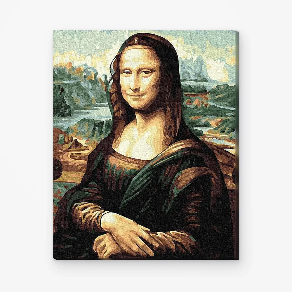 Pintar por Números - La sonrisa de la Mona Lisa
