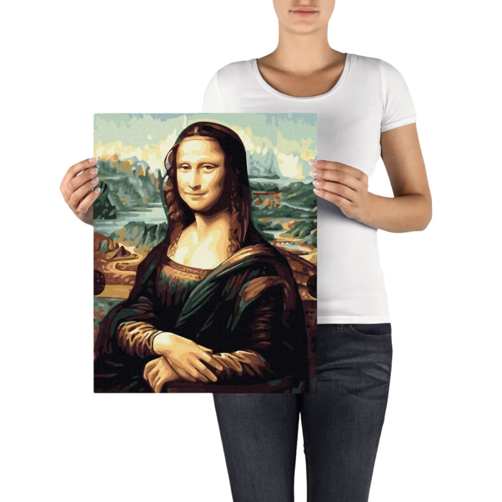 Pintar por números La sonrisa de la Mona Lisa – foto 4