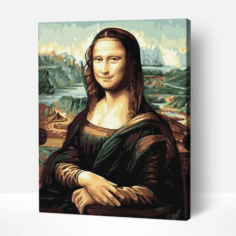 Pintar por números La sonrisa de la Mona Lisa