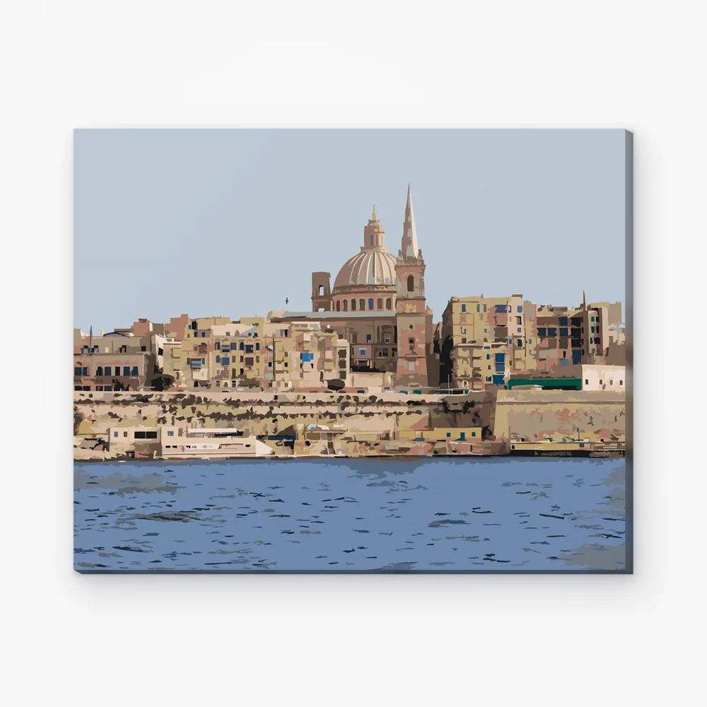 Pintar por Números - La Valeta, Malta