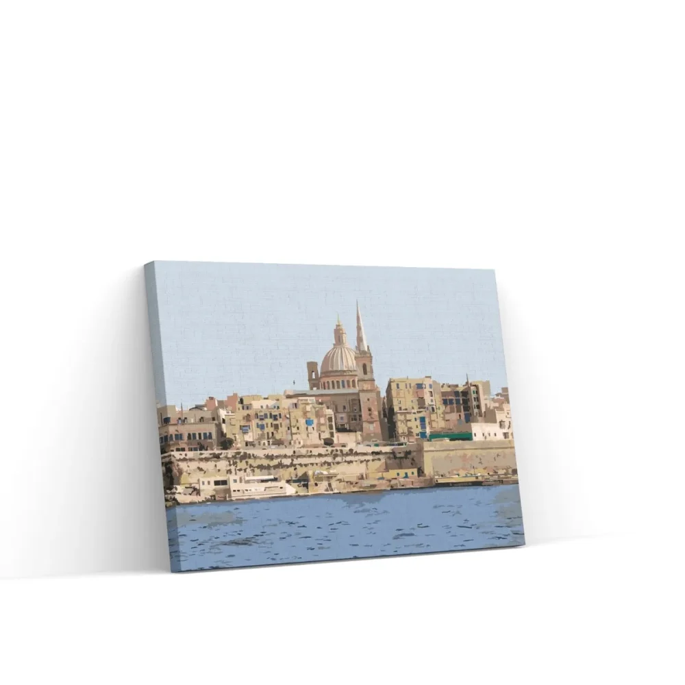 Pintar por números La Valeta, Malta