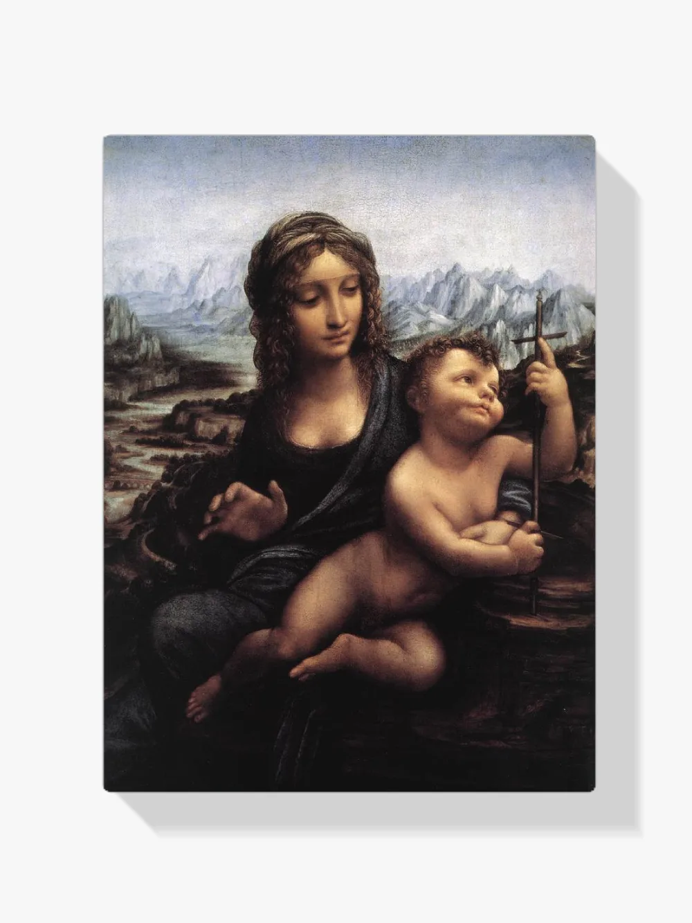 Pintar por números La Virgen de la rueca