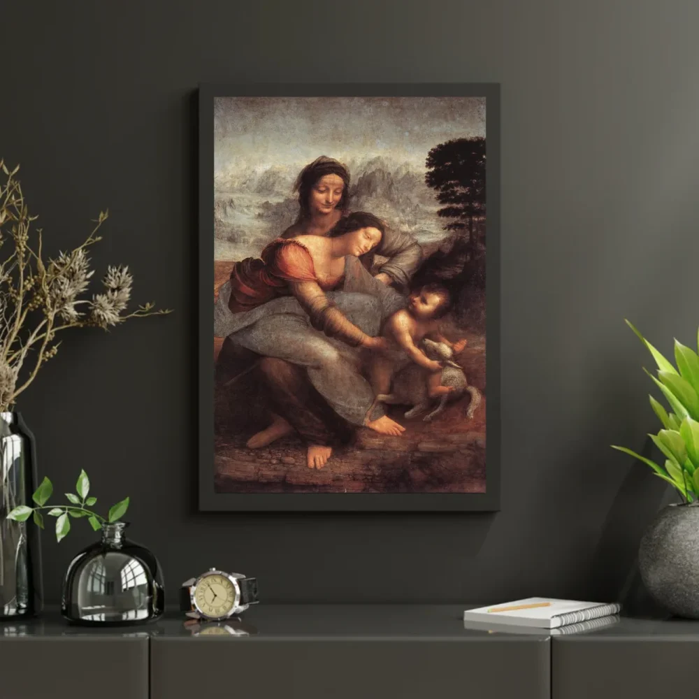 Pintar por números La Virgen y el Niño con santa Ana – foto 3