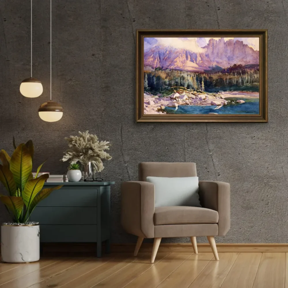 Pintar por números Lago de Carezza – foto 2