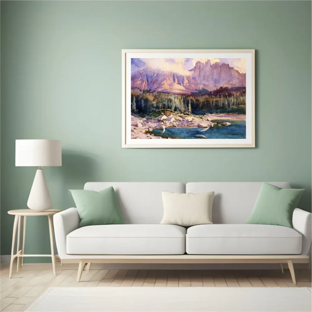 Pintar por números Lago de Carezza – foto 4