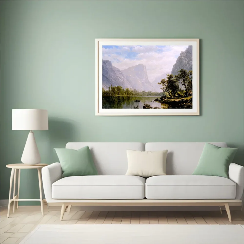 Pintar por números Lago Espejo, valle de Yosemite – foto 4