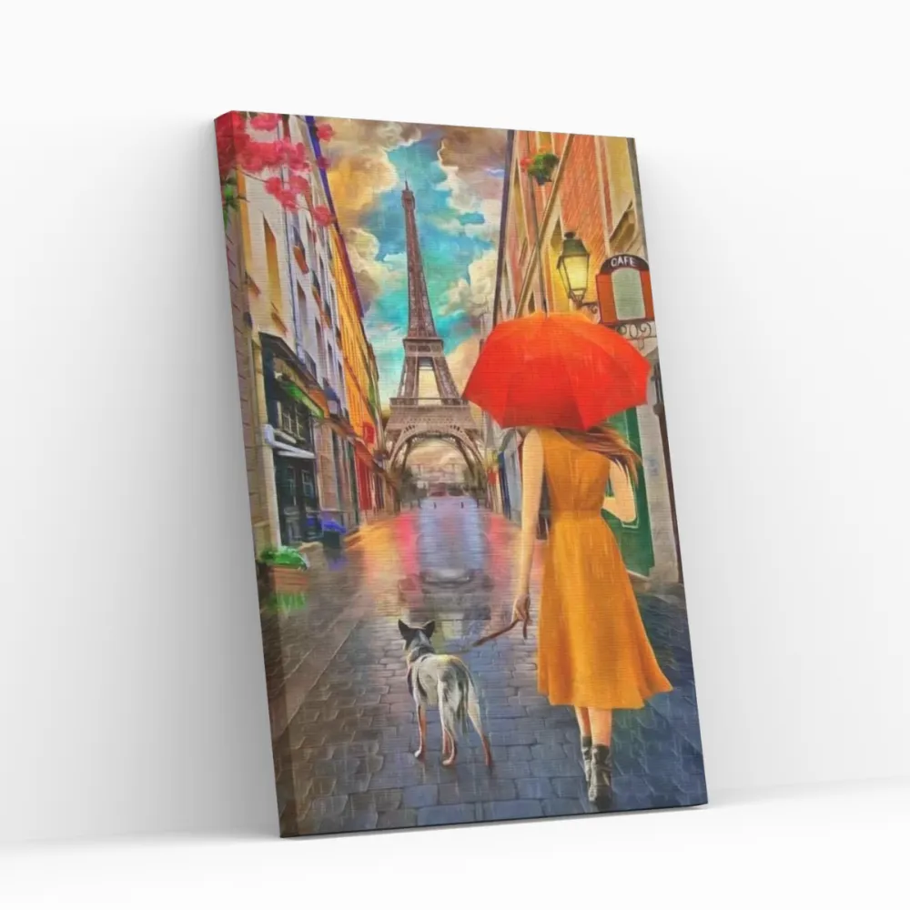 Pintar por números Las calles de París