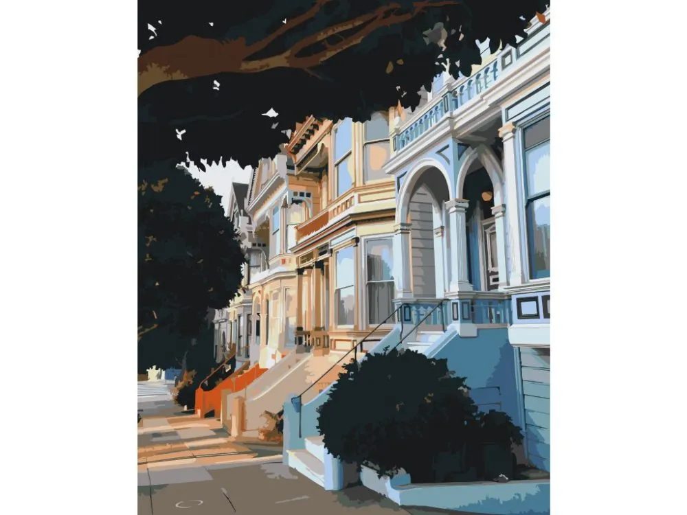 Pintar por números Las Painted Ladies de San Francisco – foto 2