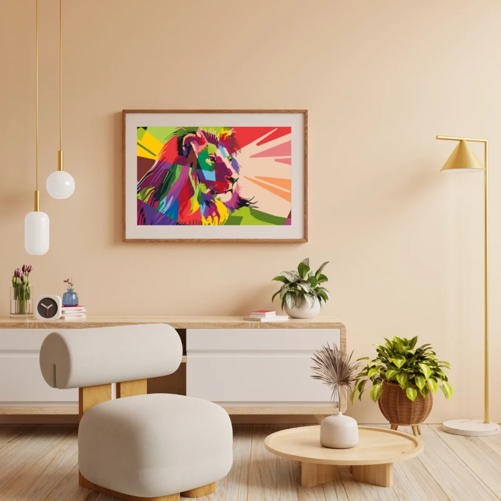 Pintar por números León de colores 2 – foto 4