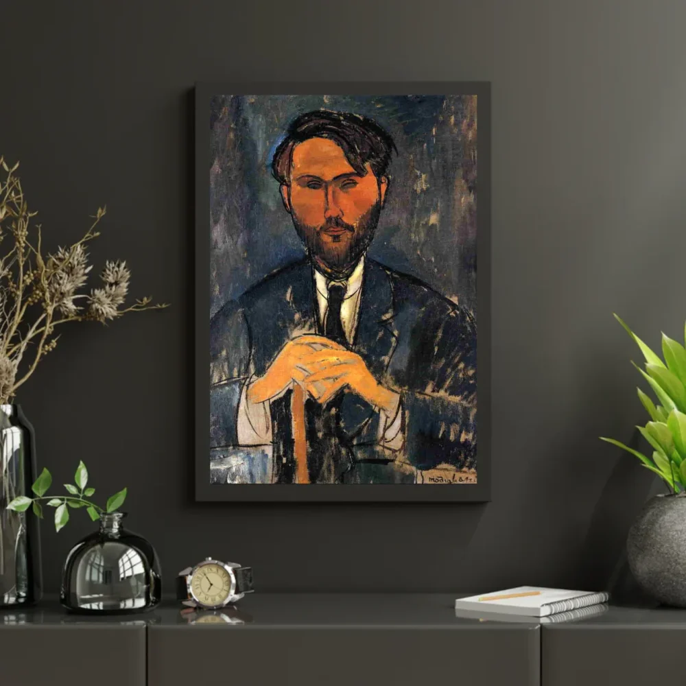 Pintar por números Léopold Zborowski con bastón – foto 3