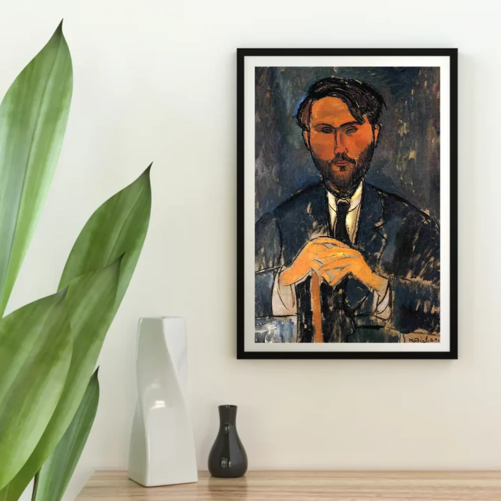 Pintar por números Léopold Zborowski con bastón – foto 4