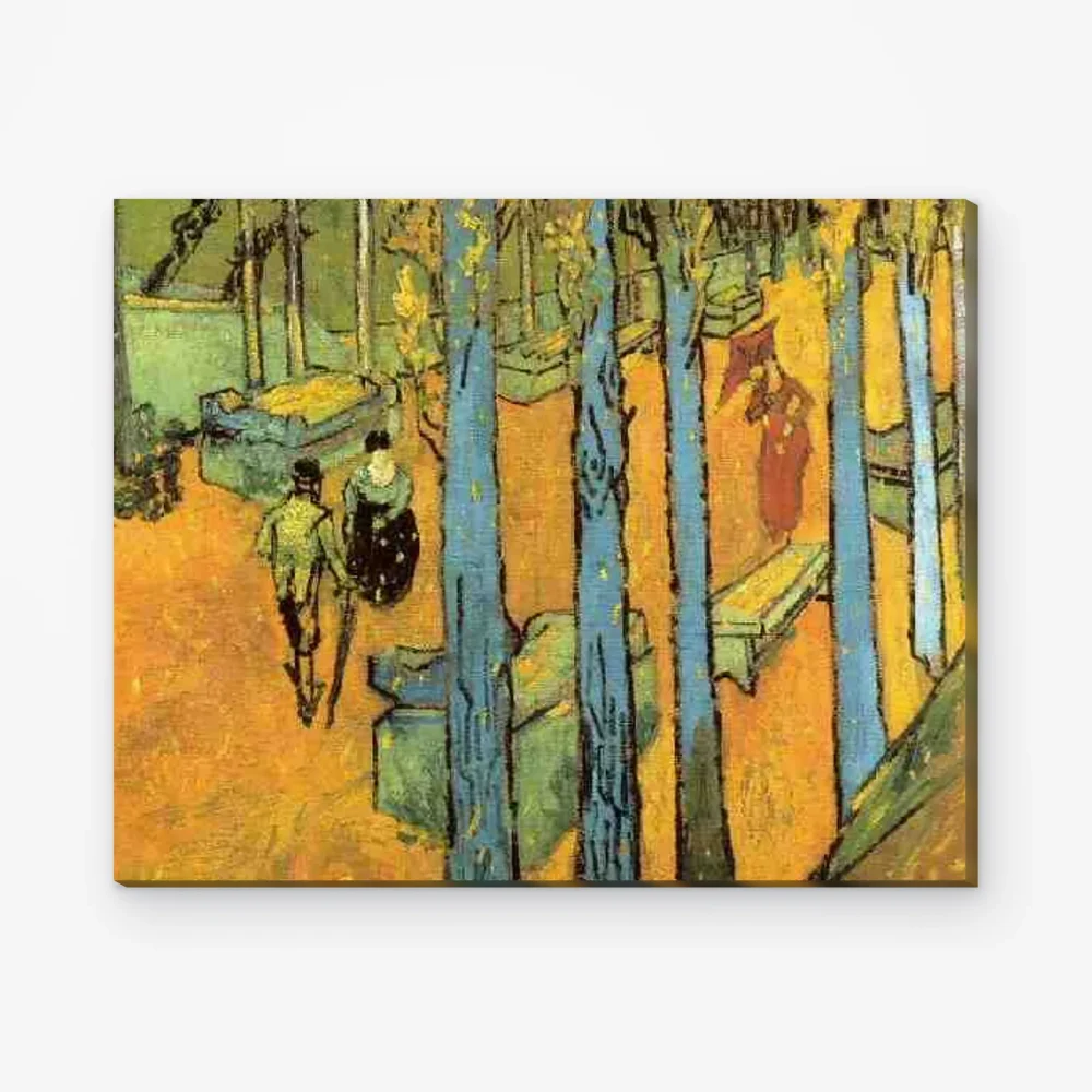 Pintar por Números - Les Alyscamps, caída de las hojas
