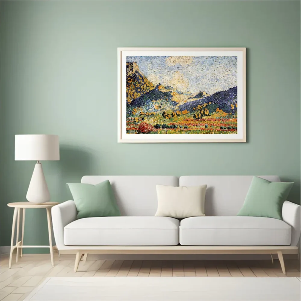 Pintar por números Les Petits Montagnes des Maures – foto 4