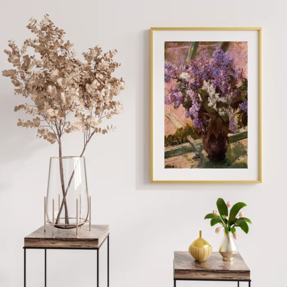Pintar por números Lilas en una ventana – foto 2
