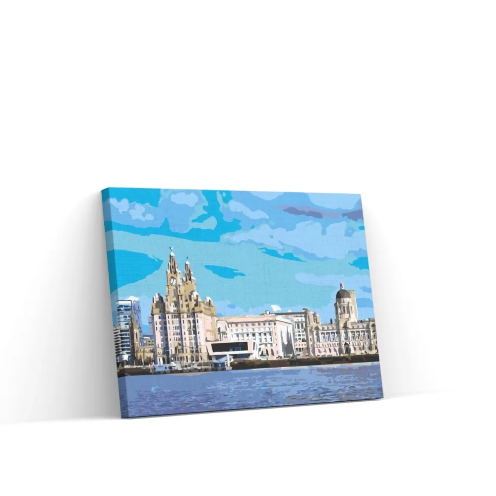 Pintar por números Liverpool, Inglaterra