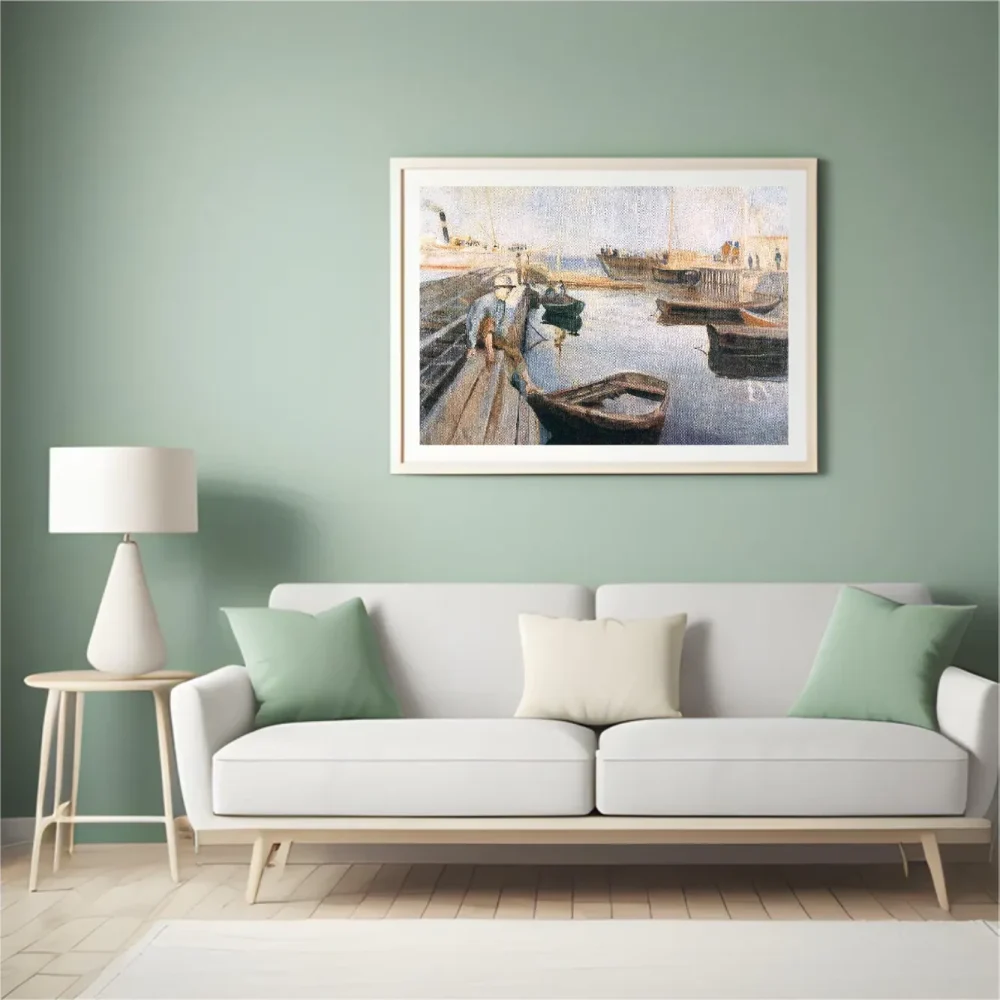 Pintar por números Llegada del barco correo – foto 4