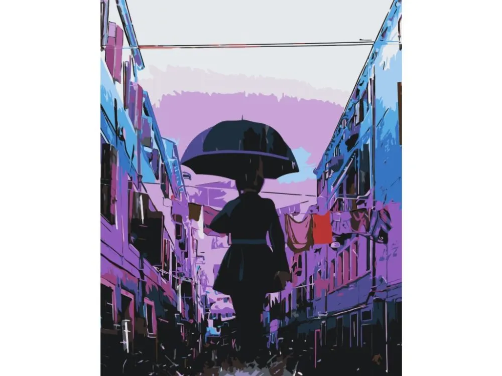 Pintar por números Lluvia por la tarde – foto 2