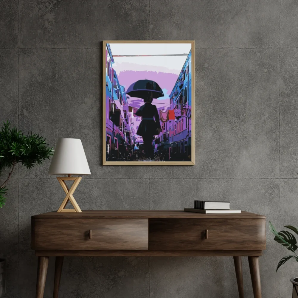 Pintar por números Lluvia por la tarde – foto 4