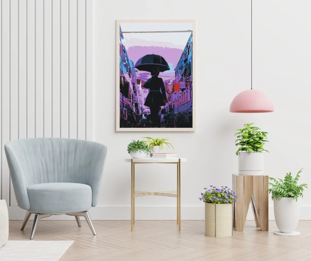 Pintar por números Lluvia por la tarde – foto 5