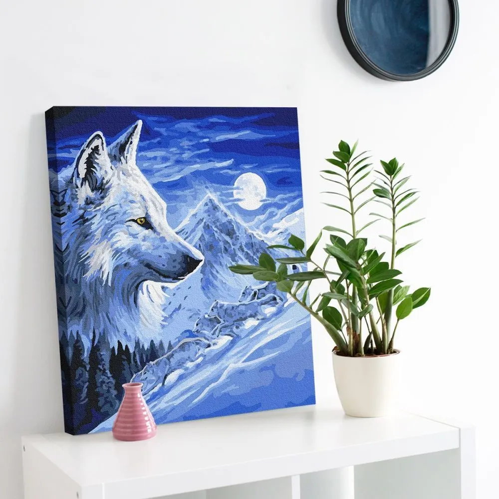 Pintar por números Lobos de invierno – foto 2