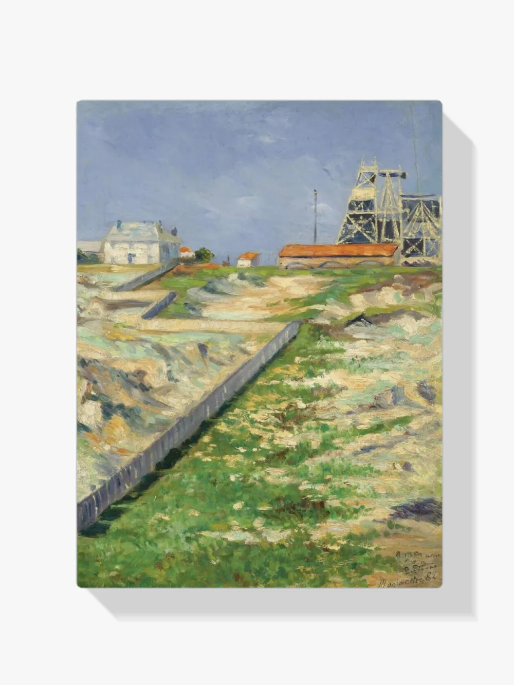 Pintar por números Los andamios del Sacré-Cœur