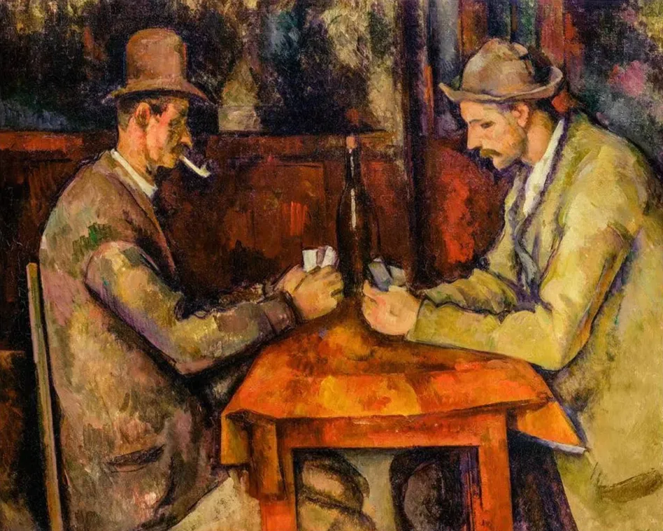 Pintar por números Los jugadores de cartas – foto 2