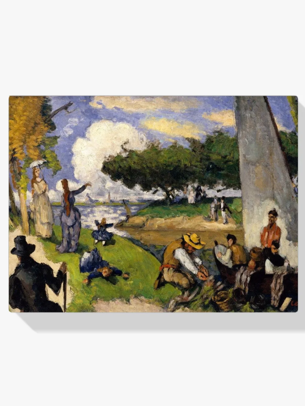 Pintar por números Los pescadores (escena fantástica)