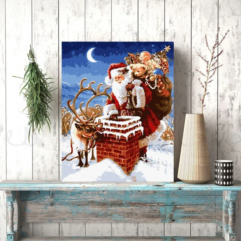 Pintar por números Los regalos de Papá Noel – foto 2