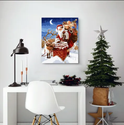 Pintar por números Los regalos de Papá Noel – foto 3