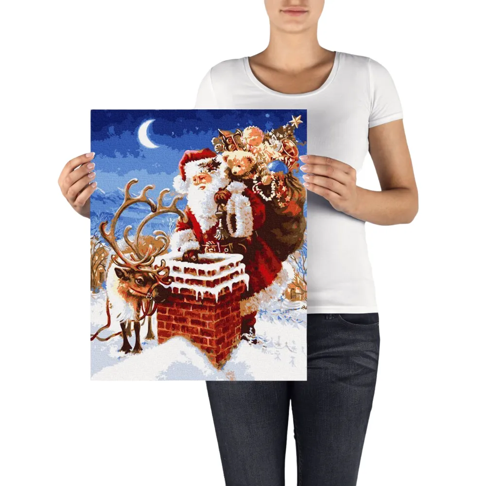 Pintar por números Los regalos de Papá Noel – foto 4