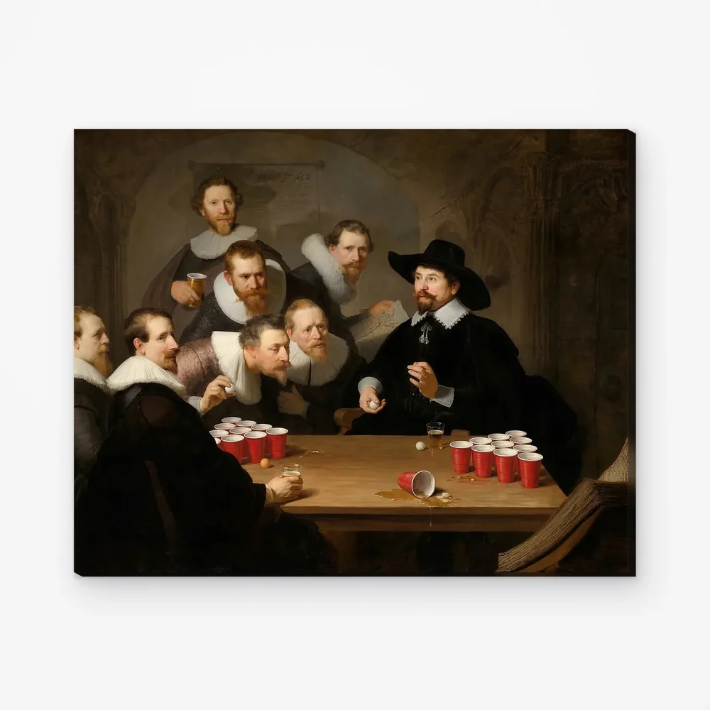 Pintar por Números - Los síndicos jugando al beer pong