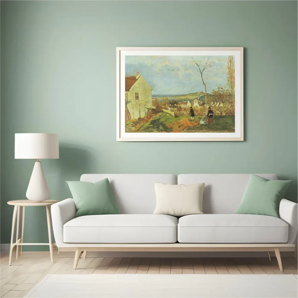 Pintar por números Louveciennes con el monte Valérien – foto 4