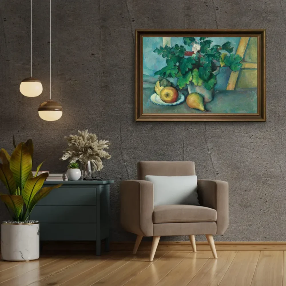 Pintar por números Maceta con prímulas y fruta – foto 2