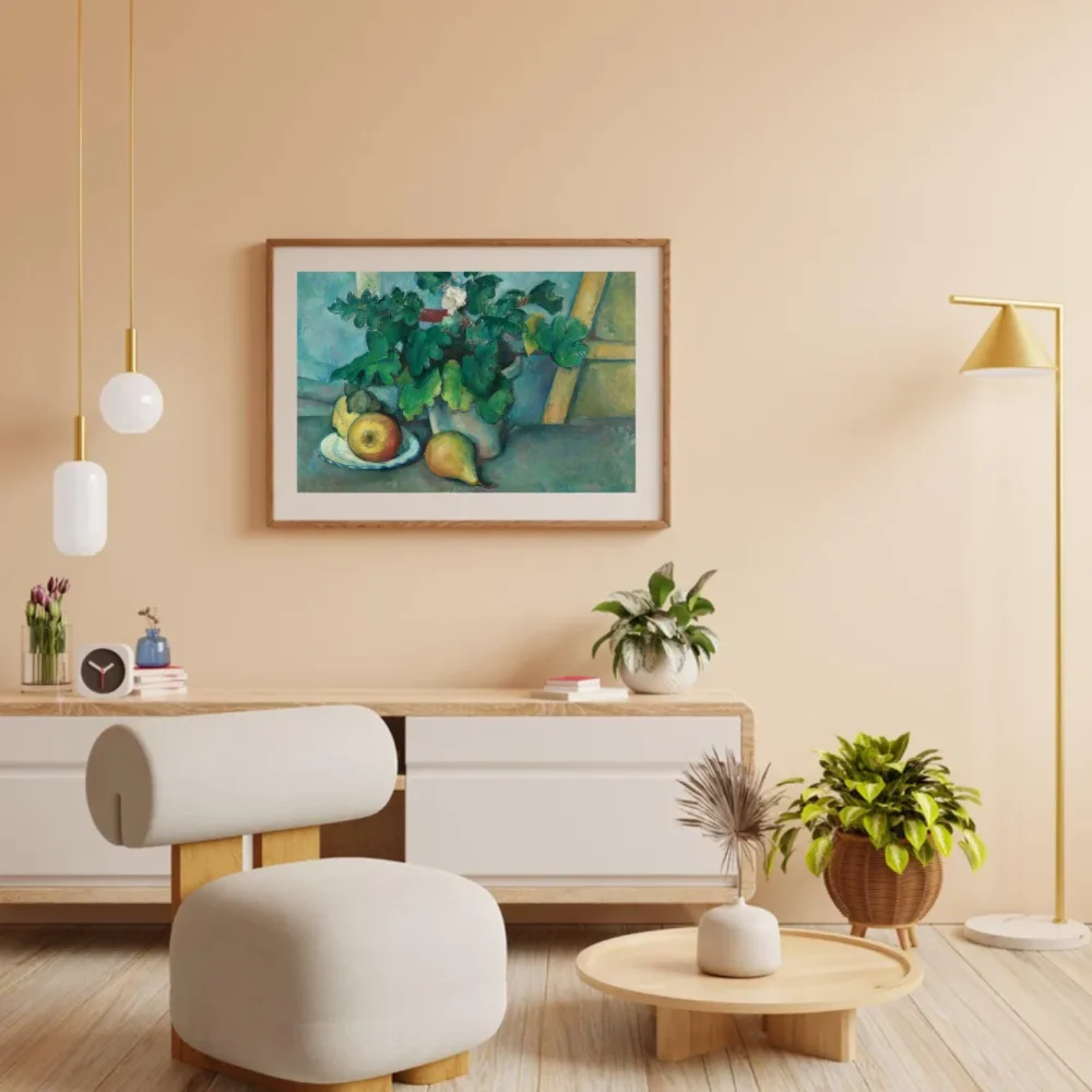 Pintar por números Maceta con prímulas y fruta – foto 3