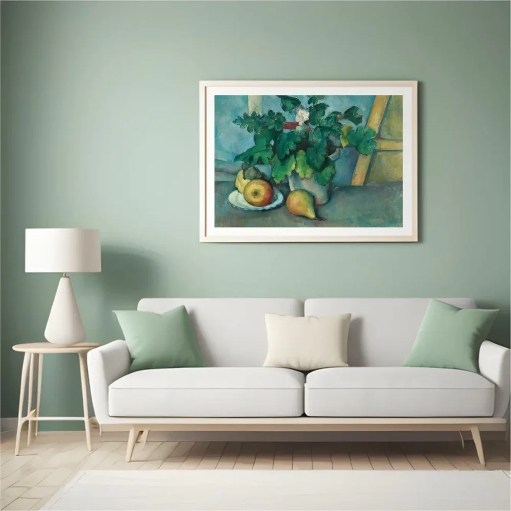 Pintar por números Maceta con prímulas y fruta – foto 4