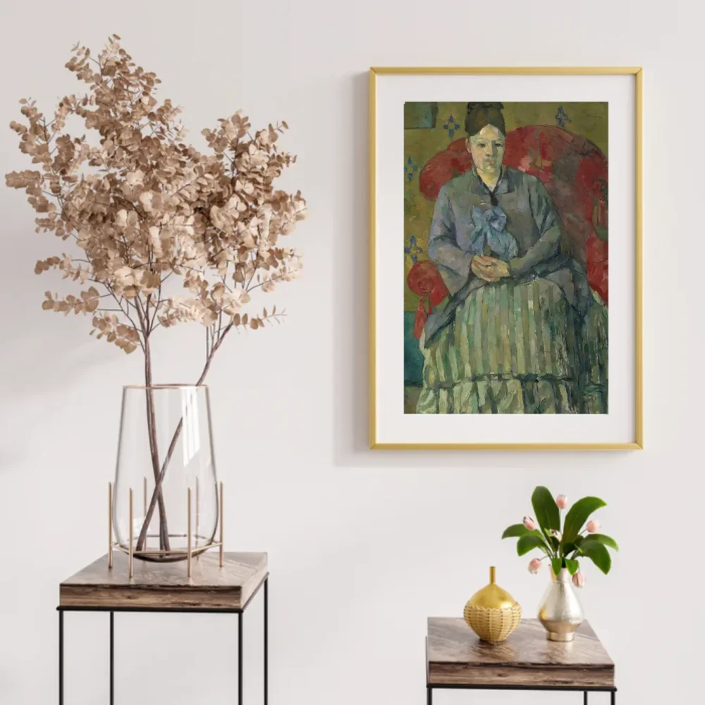 Pintar por números Madame Cézanne en un sillón rojo – foto 2
