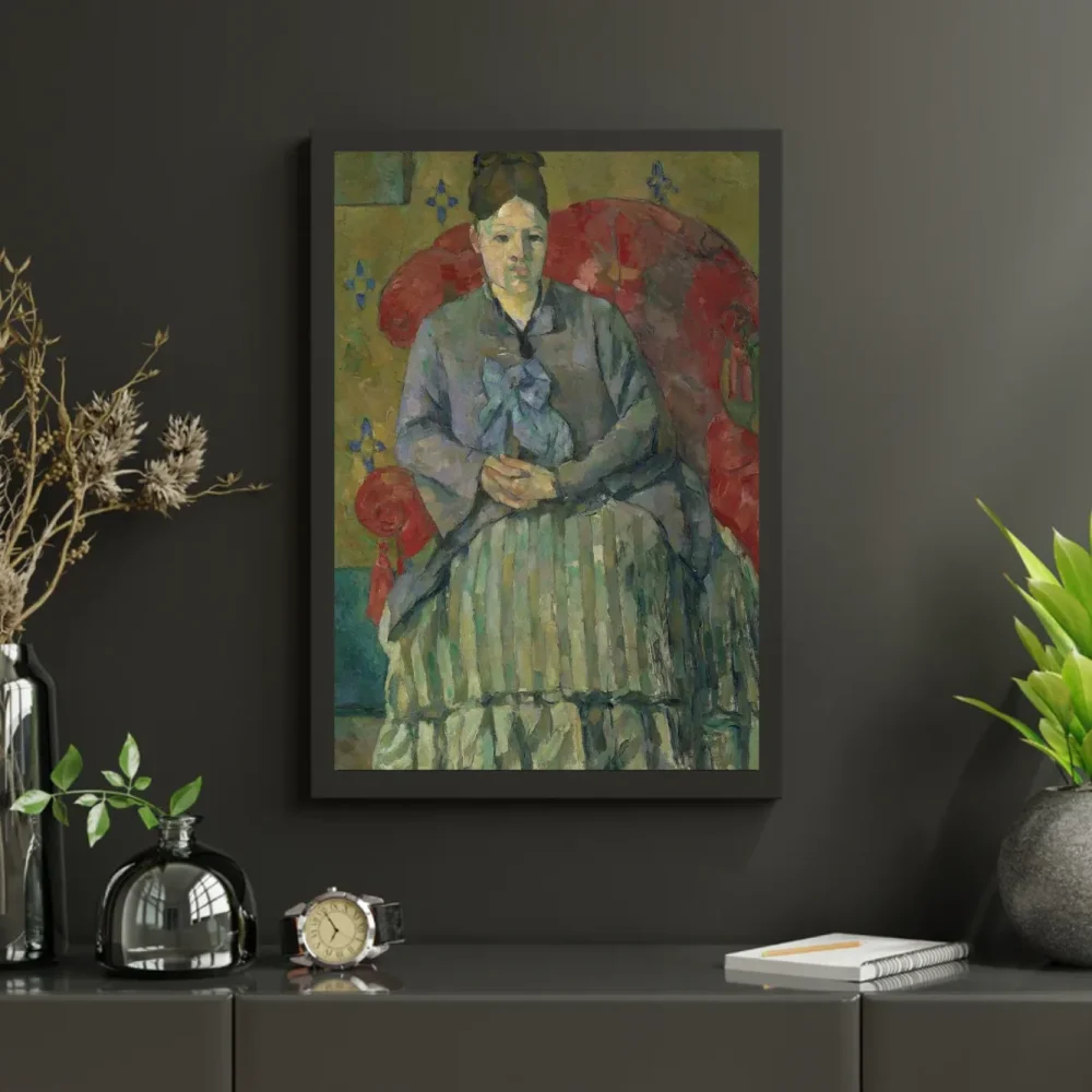 Pintar por números Madame Cézanne en un sillón rojo – foto 3