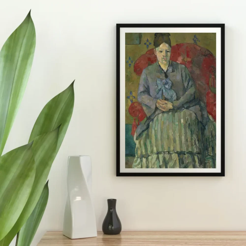 Pintar por números Madame Cézanne en un sillón rojo – foto 4