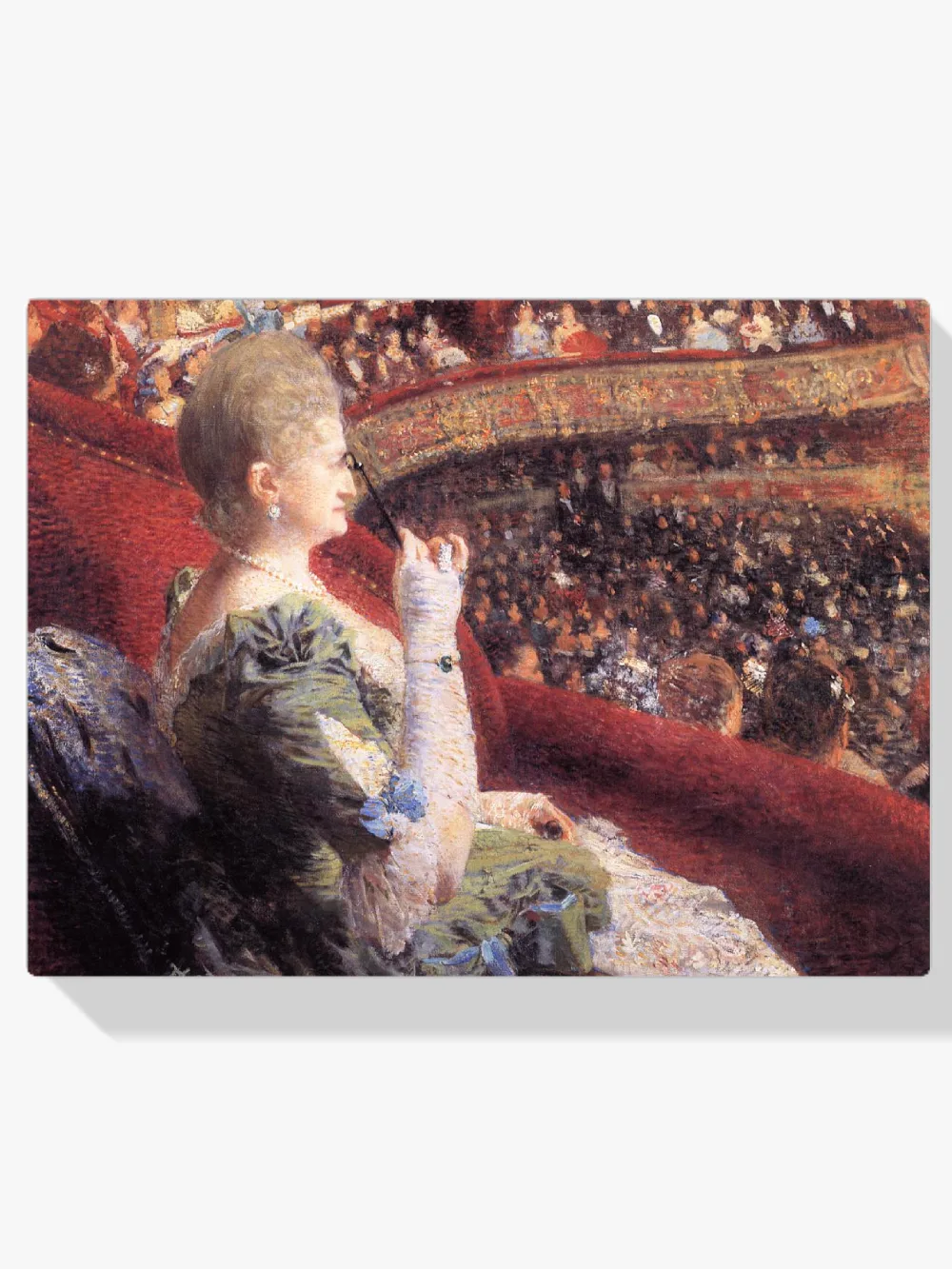 Pintar por números Madame Edmond Picard en su palco de La Monnaie