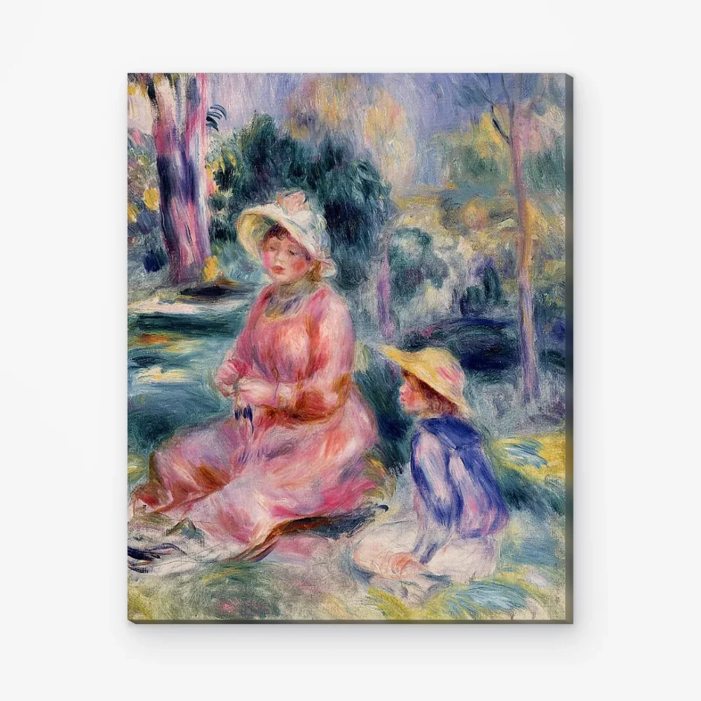 Pintar por Números - Madame Renoir y su hijo Pierre