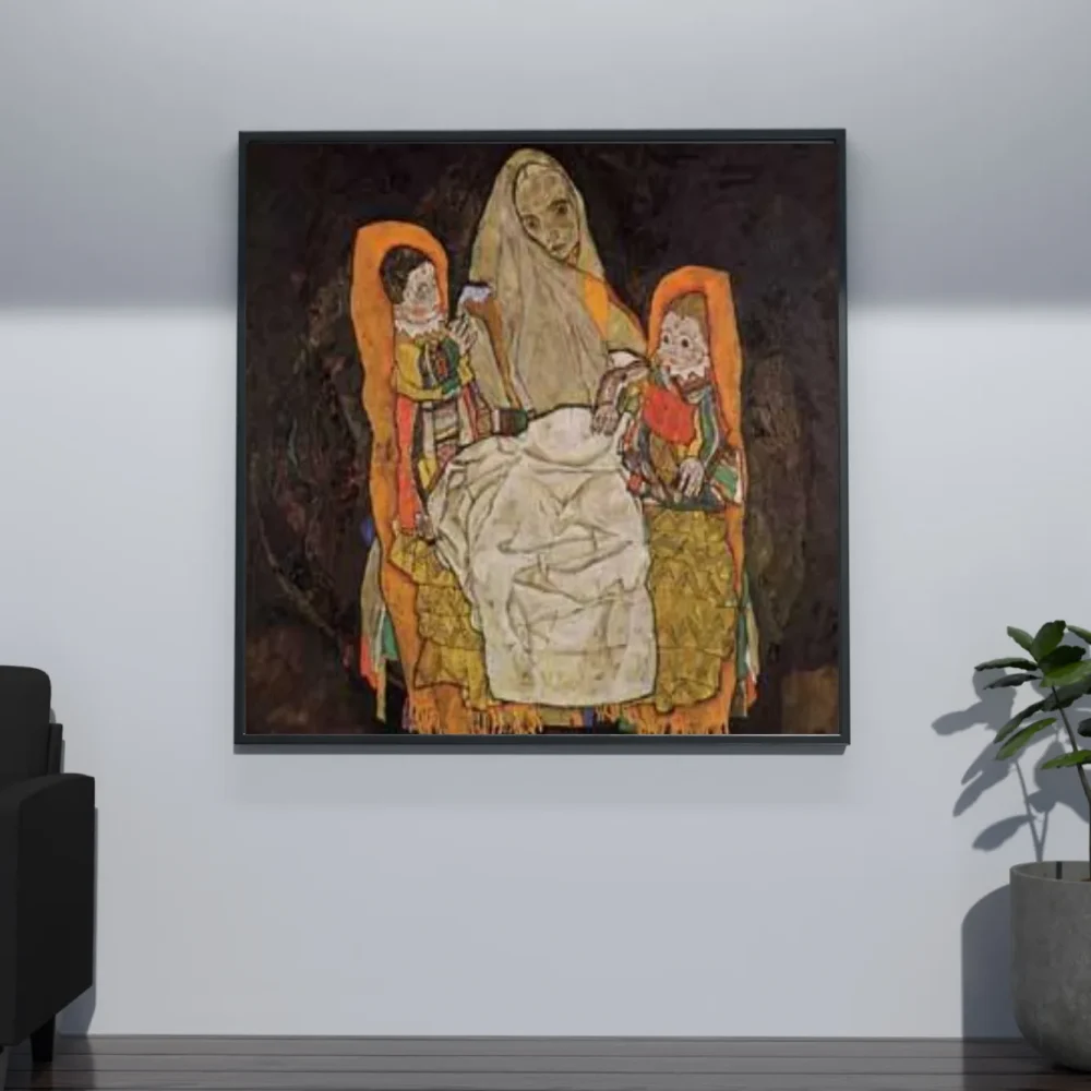 Pintar por números Madre con dos niños – foto 4
