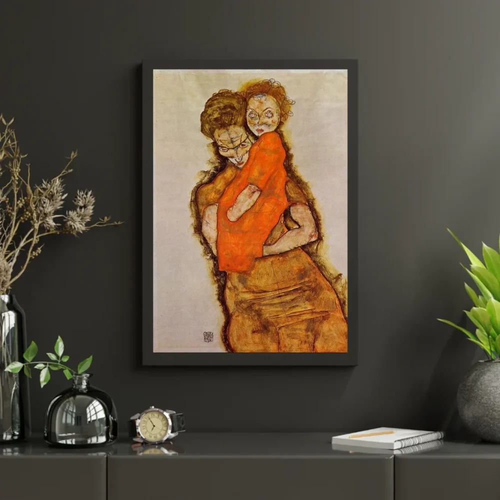 Pintar por números Madre e hijo - Egon Schiele – foto 3