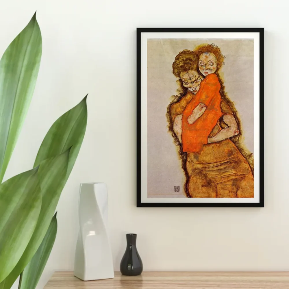 Pintar por números Madre e hijo - Egon Schiele – foto 4