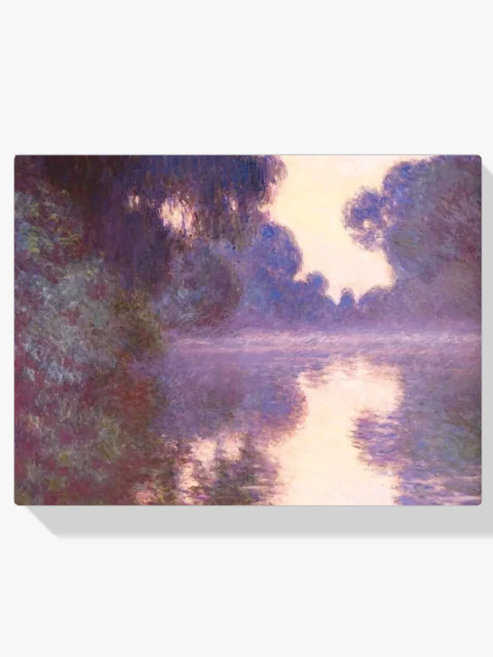 Pintar por números Mañana brumosa en el Sena, azul
