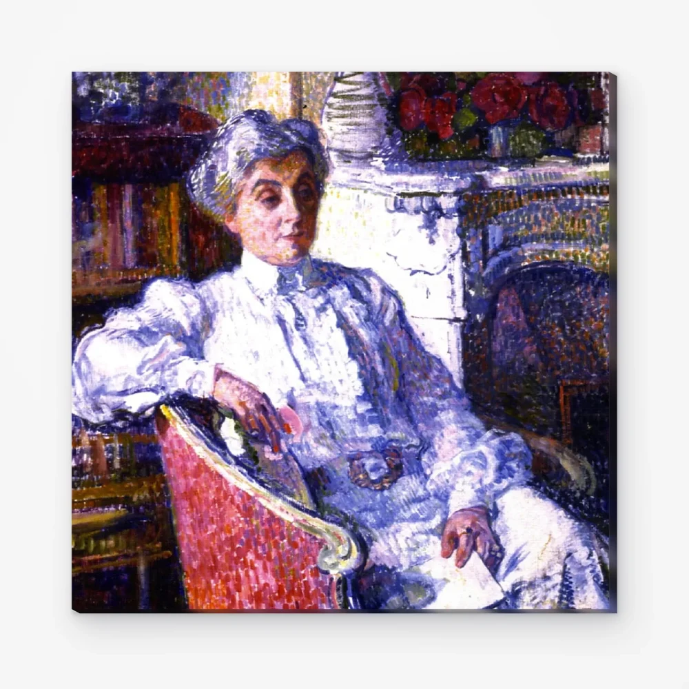 Pintar por Números - Maria van Rysselberghe junto al fuego