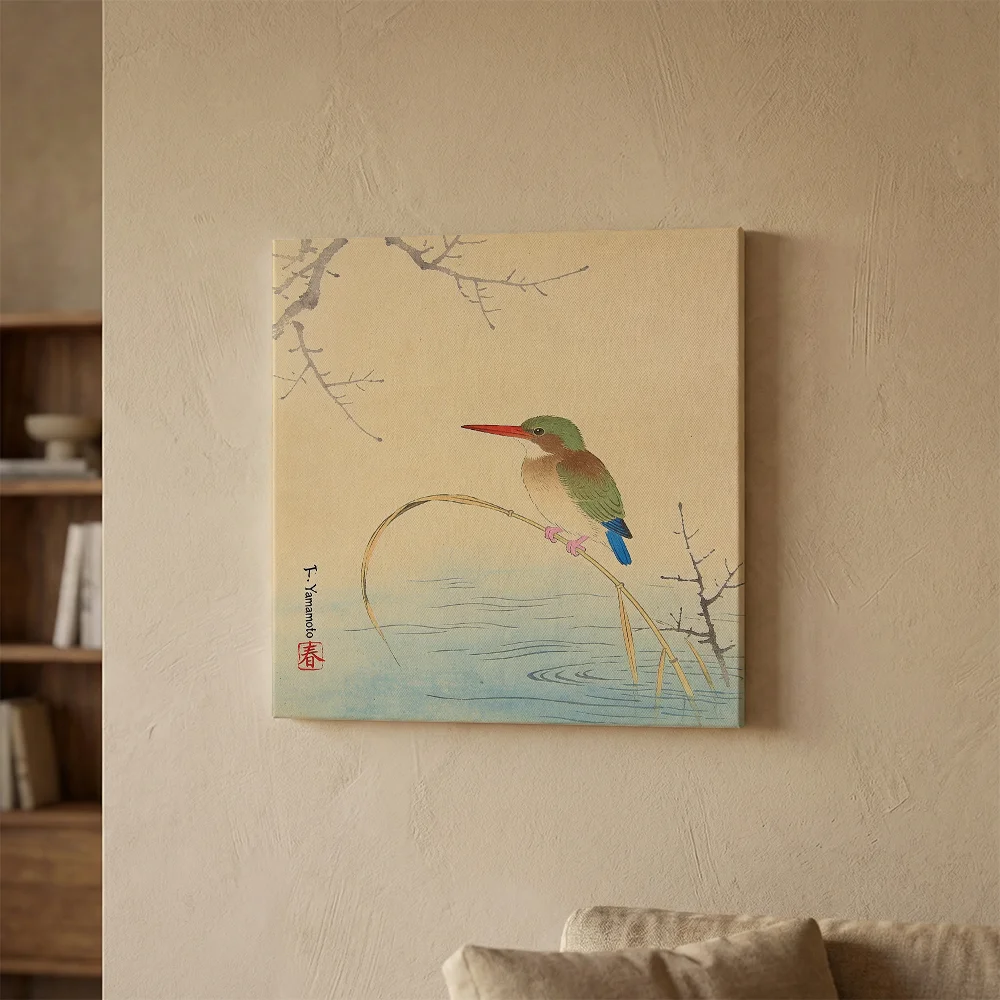 Pintar por números Martín pescador en la orilla – foto 3