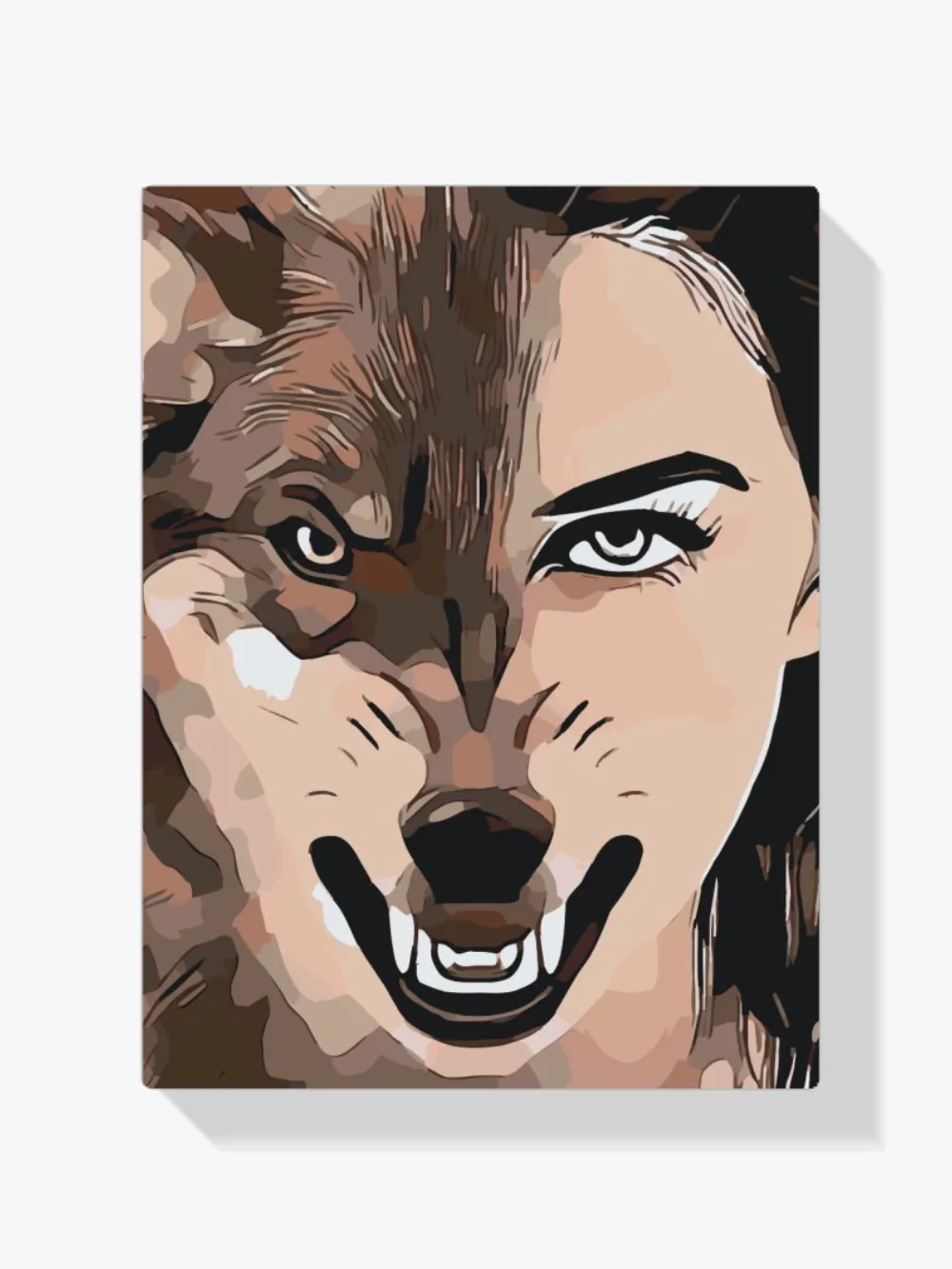 Pintar por números Medio hombre