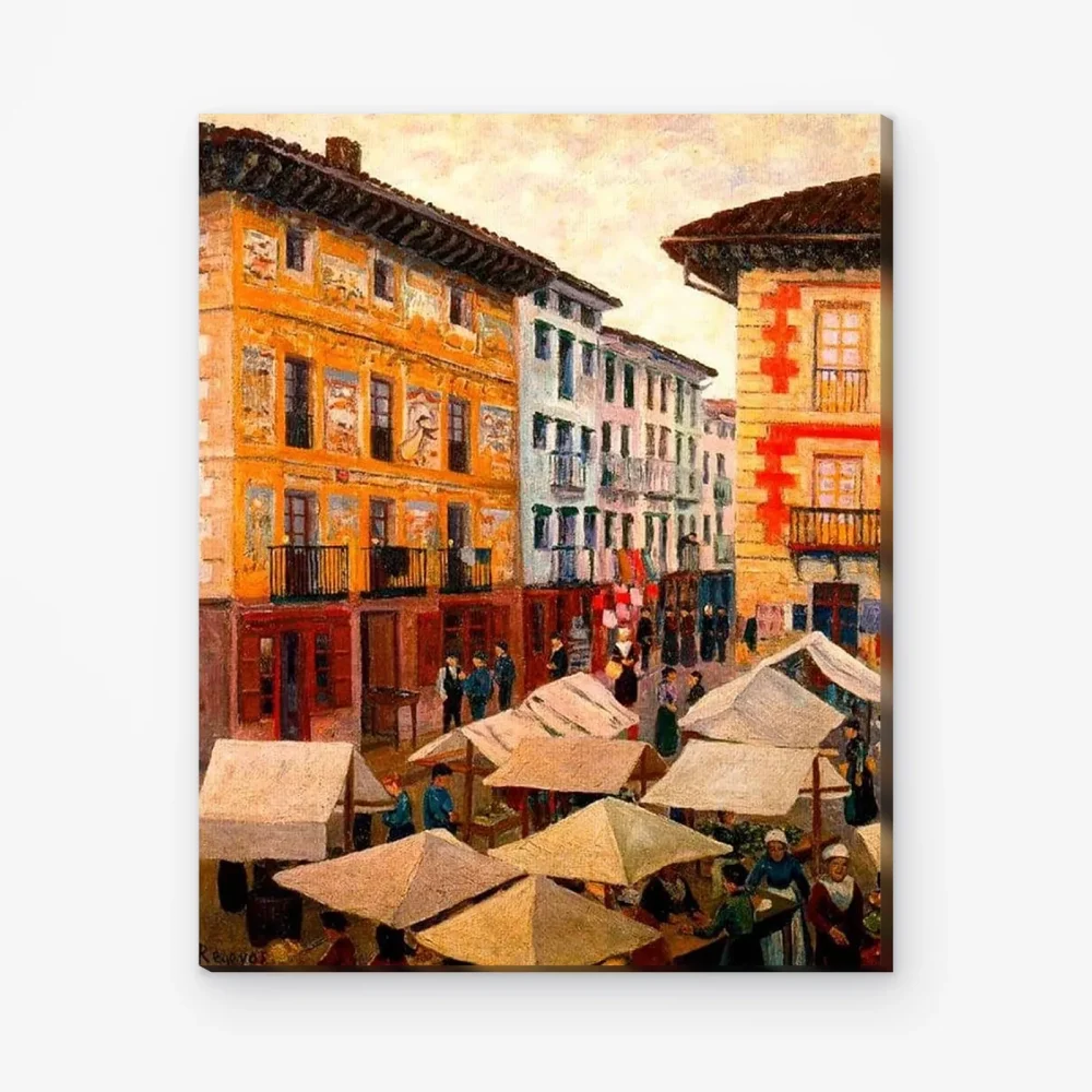 Pintar por Números - Mercado de Villafranca de Oria